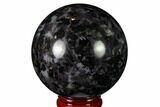Polished, Indigo Gabbro Sphere - Madagascar #163329-1